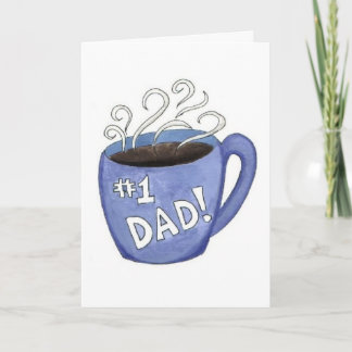 #1 Dad Card