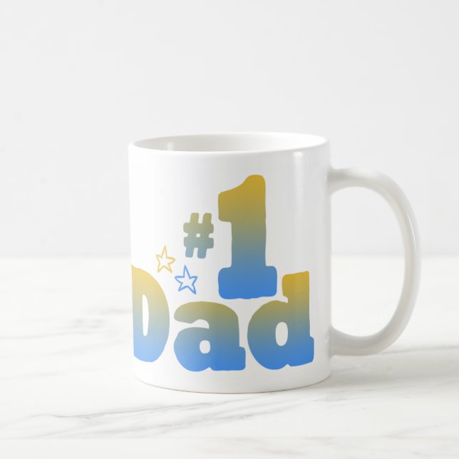 #1 Dad Coffee Mug (Right)