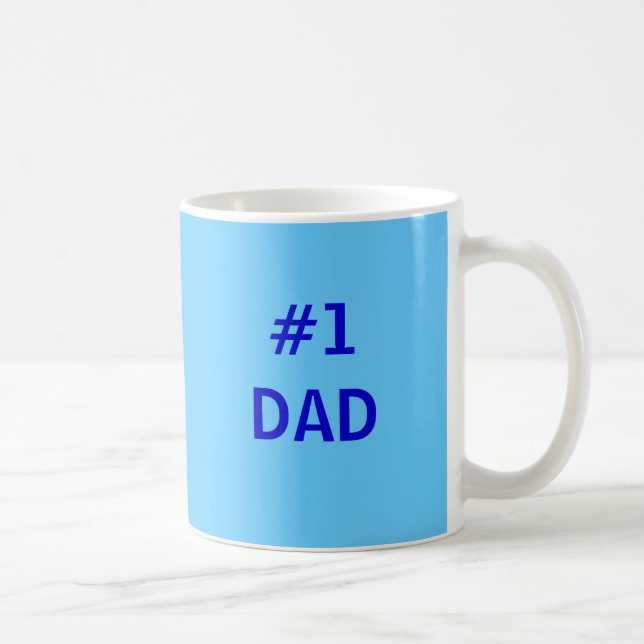 #1 DAD COFFEE MUG (Right)