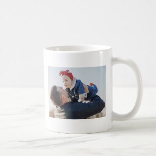 #1 Dad Custom Photo Father's Day Gift Coffee Mug