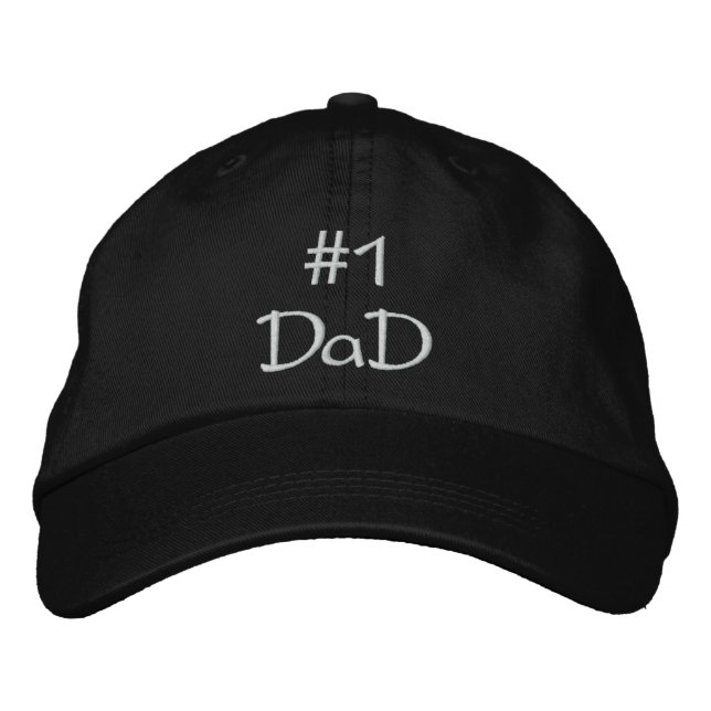 #1 DAD embroidered hat (Front)