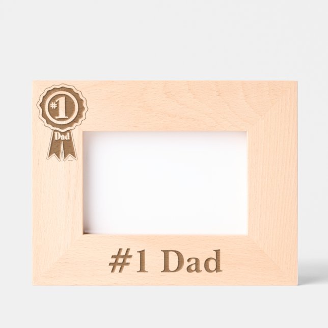 #1 Dad Etched Frames (Front)