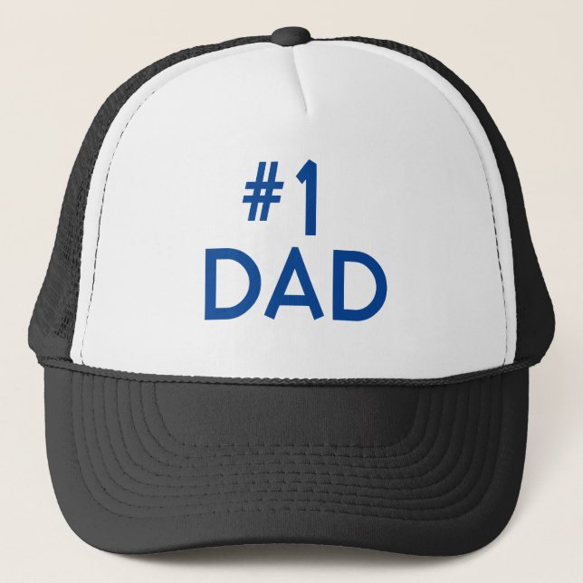 #1 Dad-Father's Day Hat (Front)