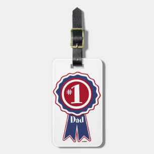 #1 Dad - Happy Father's Day Luggage Tag