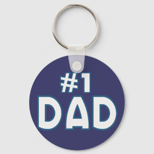 #1 Dad Key Ring