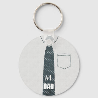 #1 Dad Key Ring