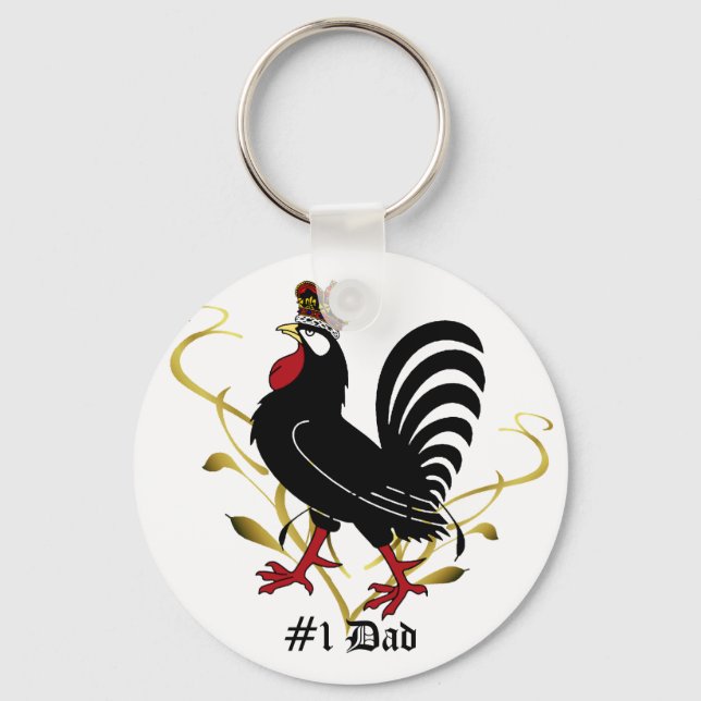 #1 Dad Keychain (Front)