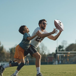 #1 Dad Love Personalised Football