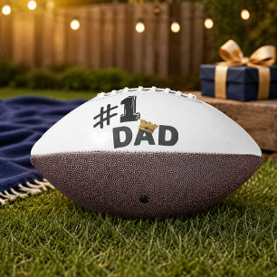 #1 Dad Love Personalised Football