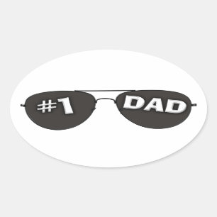#1 Dad Sticker