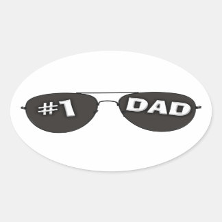 #1 Dad Sticker