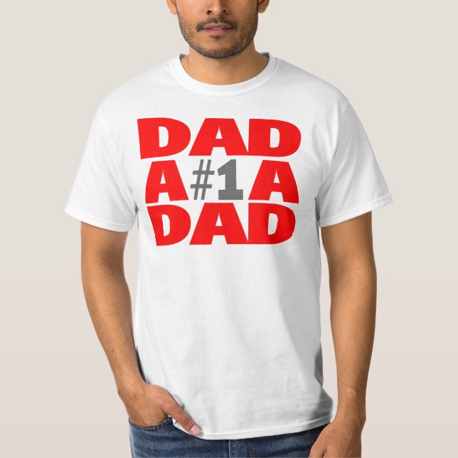#1 Dad T-Shirt (Front)