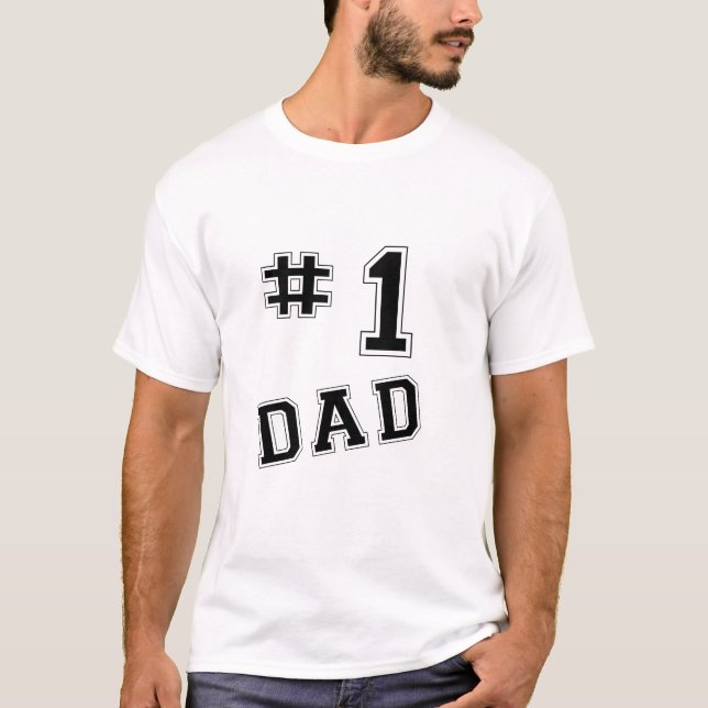 # 1 Dad T-Shirt (Front)