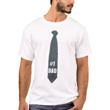 #1 Dad t-shirt