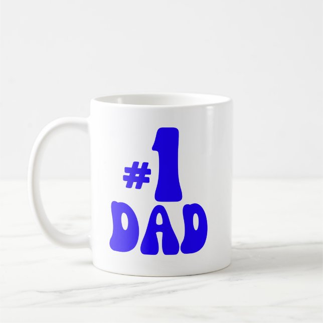 #1 Dad – The Best of the Best Coffee Mug (Left)