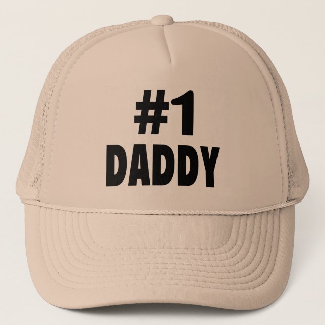 #1 Daddy Trucker Hat (Front)