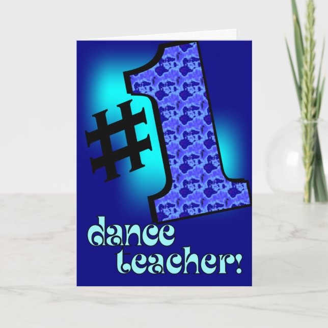 #1 Dance Teacher Card (Front)