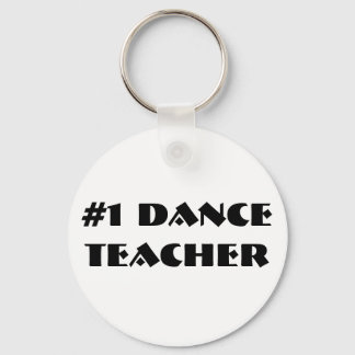 #1 Dance Teacher keychain