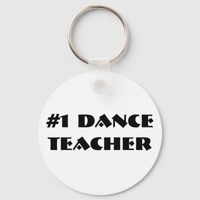 #1 Dance Teacher keychain (Front)