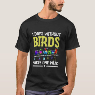1 Days Without Birds Makes One Weak Birdwatching B T-Shirt
