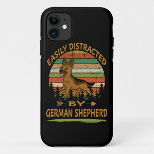 1 Easily Distracted By German Shepherd iPhone 11 Case
