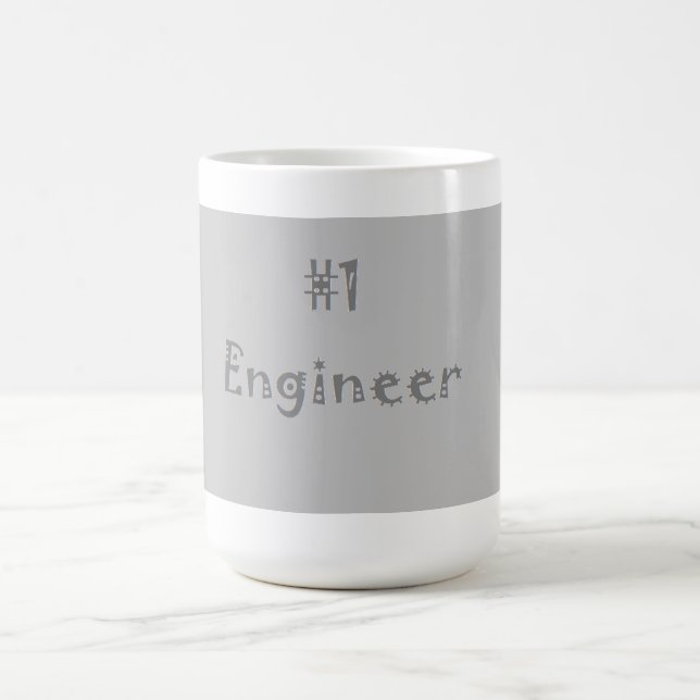 #1 Engineer Mug (grey) (Center)