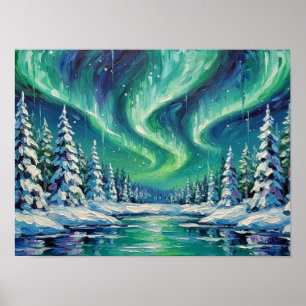 1. Ethereal Aurora Borealis Poster