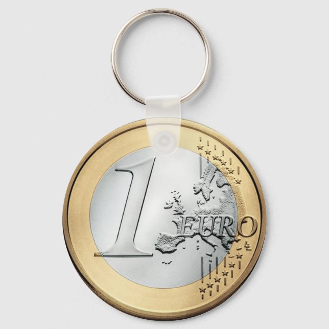 1 Euro COIN Key Ring (Front)