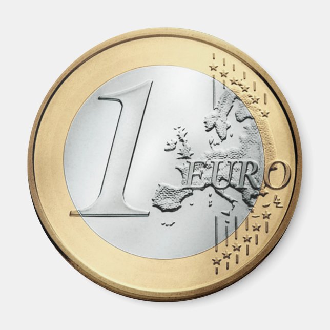 1 Euro Coin Magnet (Front)