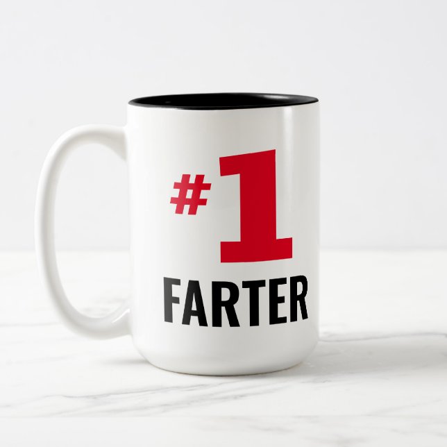 #1 Farter Coffee Mug (Left)