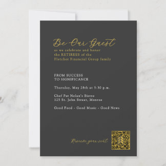 1 | FFG Retirement Dinner Dark Invitation