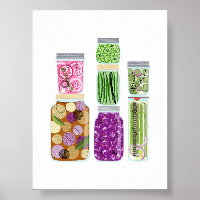 #1 Food Canning Jars Poster (Front)