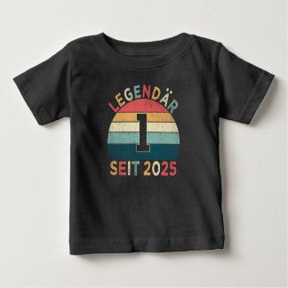 1. Geburtstag Legendär Seit 2025 Jahrgang Baby T-Shirt