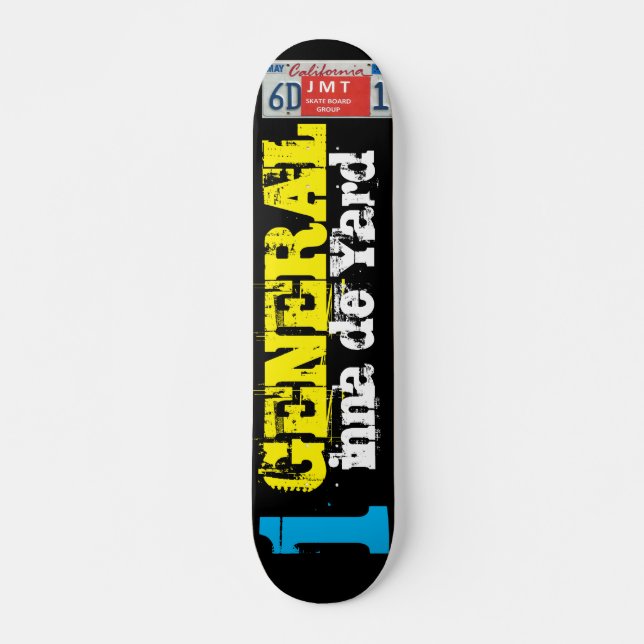 1 GENERAL INNA DE YARD Skateboard, 7¾" Deck Skateboard (Front)