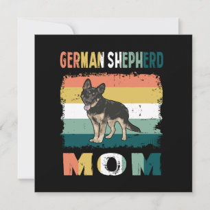 1 German Shepherd Mum Invitation