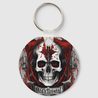 1. "Gothic Skull Keychain: Unlock Your Dark Side" Key Ring