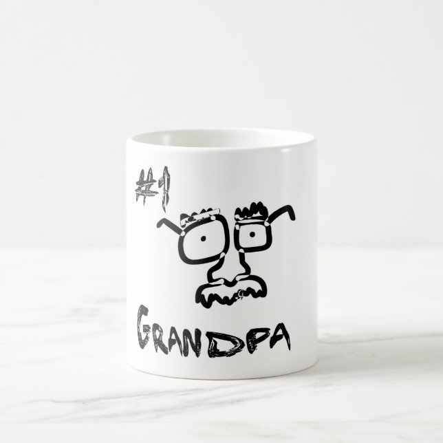 #1 Grandpa Coffee Mug (Center)