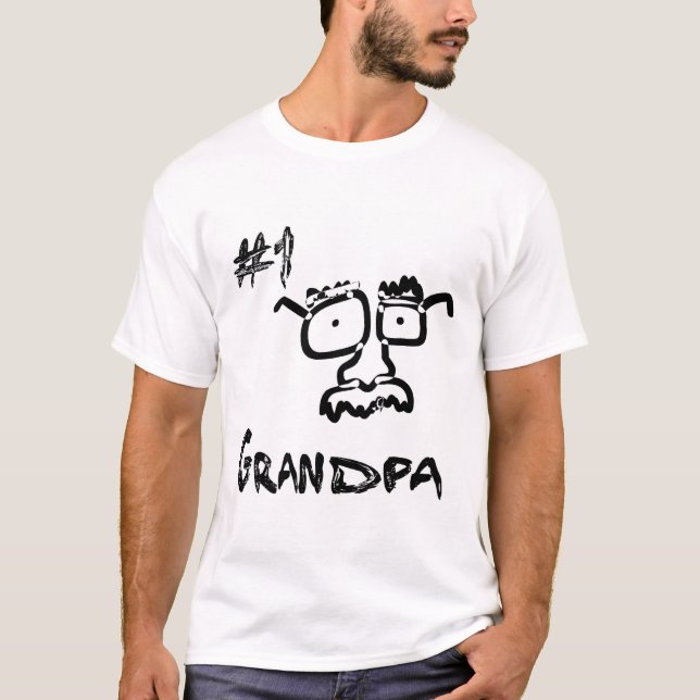 #1 Grandpa T-Shirt (Front)