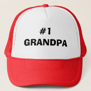 #1 GRANDPA TRUCKER HAT