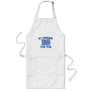 #1 Greek Yia Yia Long Apron