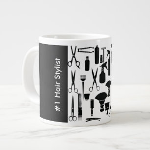 #1 Hairstylist tools of the Trade Jumbo Coffee Mug