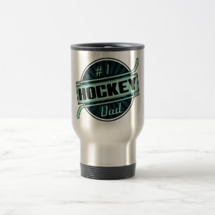#1 Hockey Dad Travel Mug