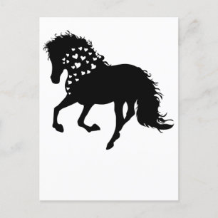 1- Horse Shirt, Horse Lover Tee, Girls Horse Postcard