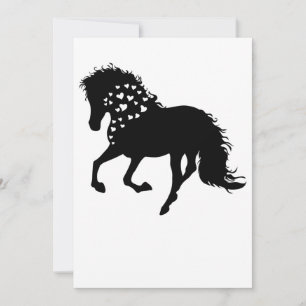 1- Horse Shirt, Horse Lover Tee, Girls Horse Thank You Card
