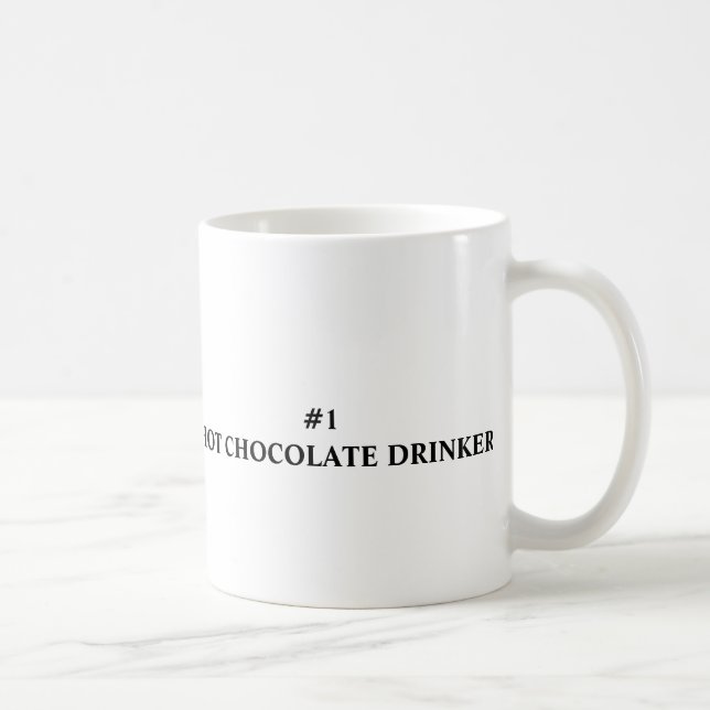 #1 Hot Chocolate drinker mug (Right)