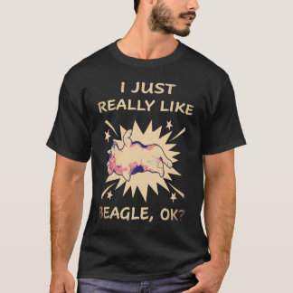 1 I JUST REALLY LIKE Beagle T-Shirt