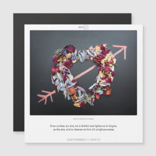1 John 1:9 GOD'S PROMISES SCRIPIX magnetic card