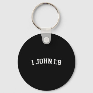 1 John 1_9  Key Ring