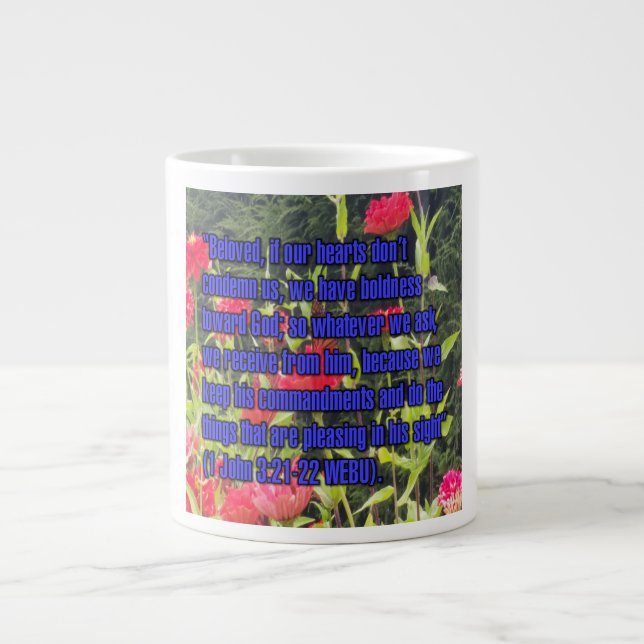 1 John 3:21–22 WEBU Mug (Front)