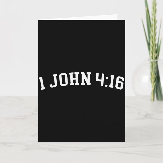 1 John 4_16  Card (Front)